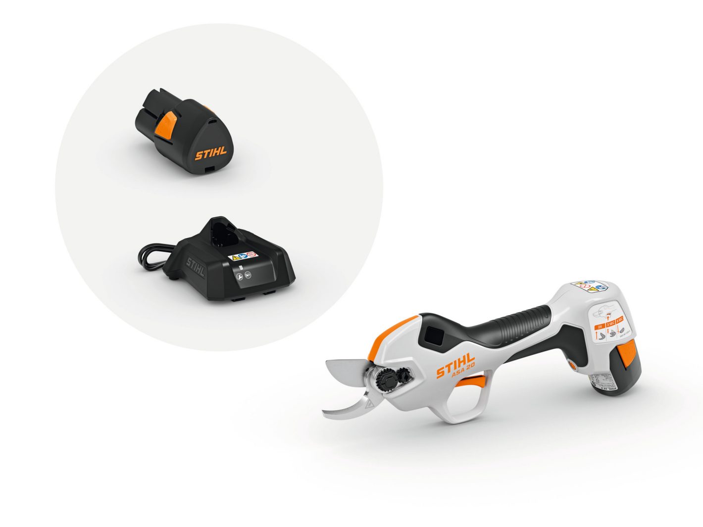 ASA 20.0 SET Batteridriven sekatör
