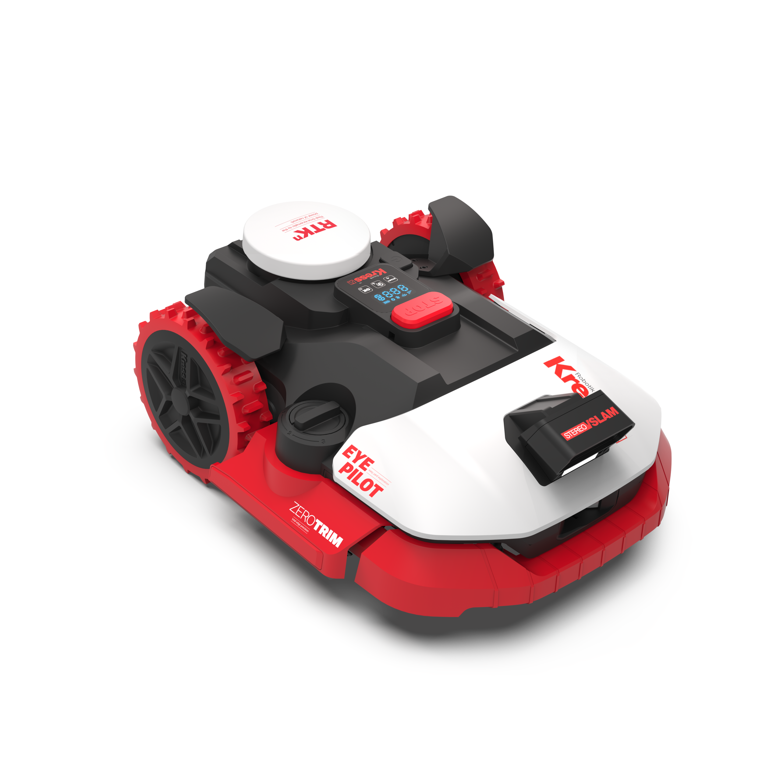 KRESS KR271E EYEPILOT ROBOTGRÄSKLIPPARE 1500M2 MED 4G MED ZERO TRIM - Bild 4